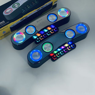 Bluetooth speaker light emitting RGB computer speaker notebook multimedia e-sports game subwoofer NR-555 new
