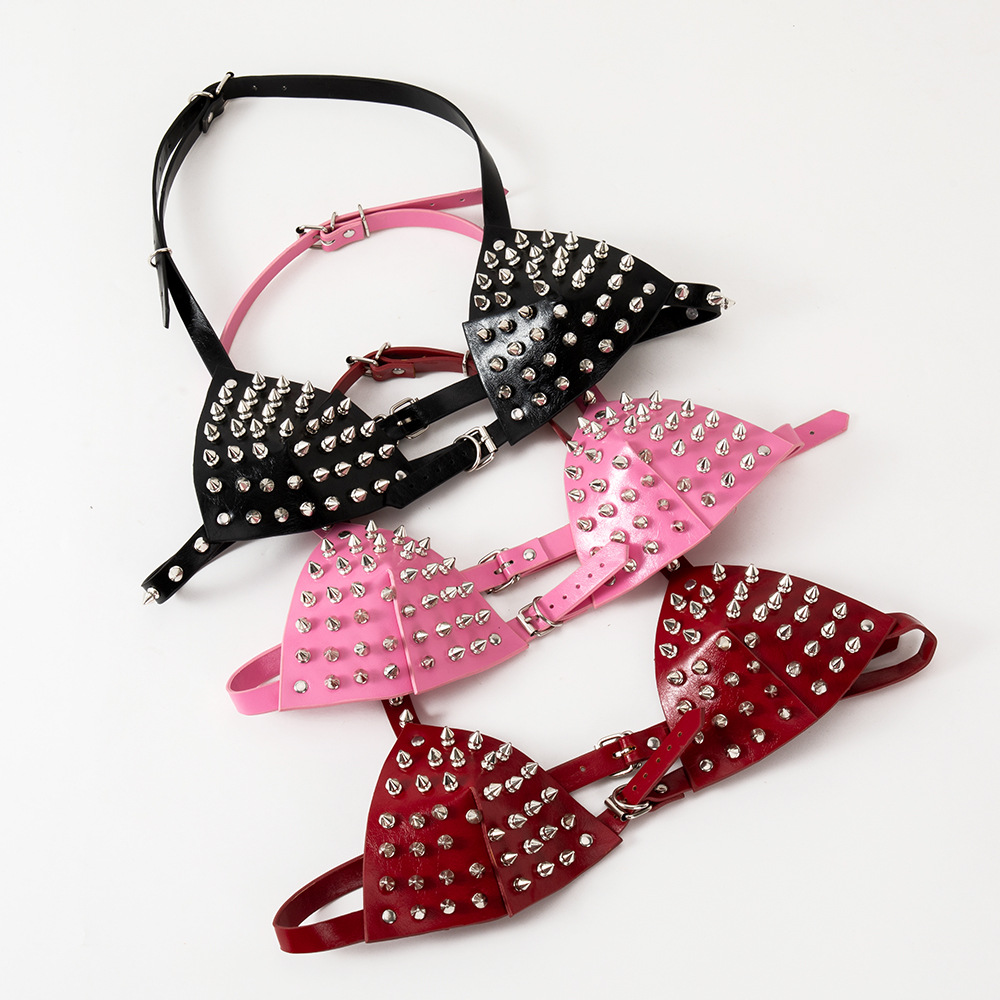 Nuevos sujetadores de cuero bondage juguetes de adultos sujetadores de puntas herramientas sexuales de pareja de alto nivel SM