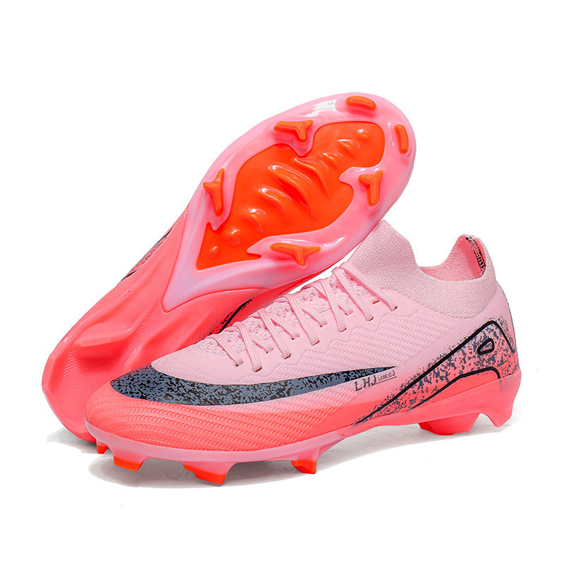 Zapatos de Entrenamiento de Fútbol AG TF de Caucho y Malla, Ligeros, para Pastizales Artificiales