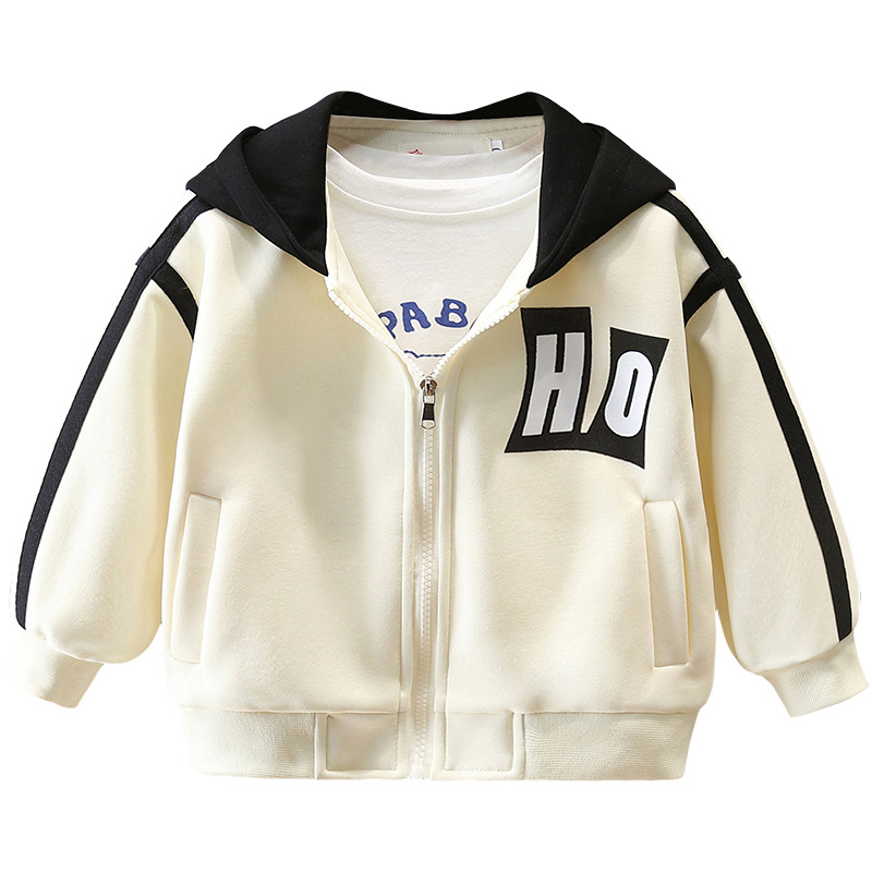 7656 uniformes de béisbol para niños ropa de primavera y otoño 2025 nueva chaqueta de punto de moda para niños primavera chaqueta con capucha coreana