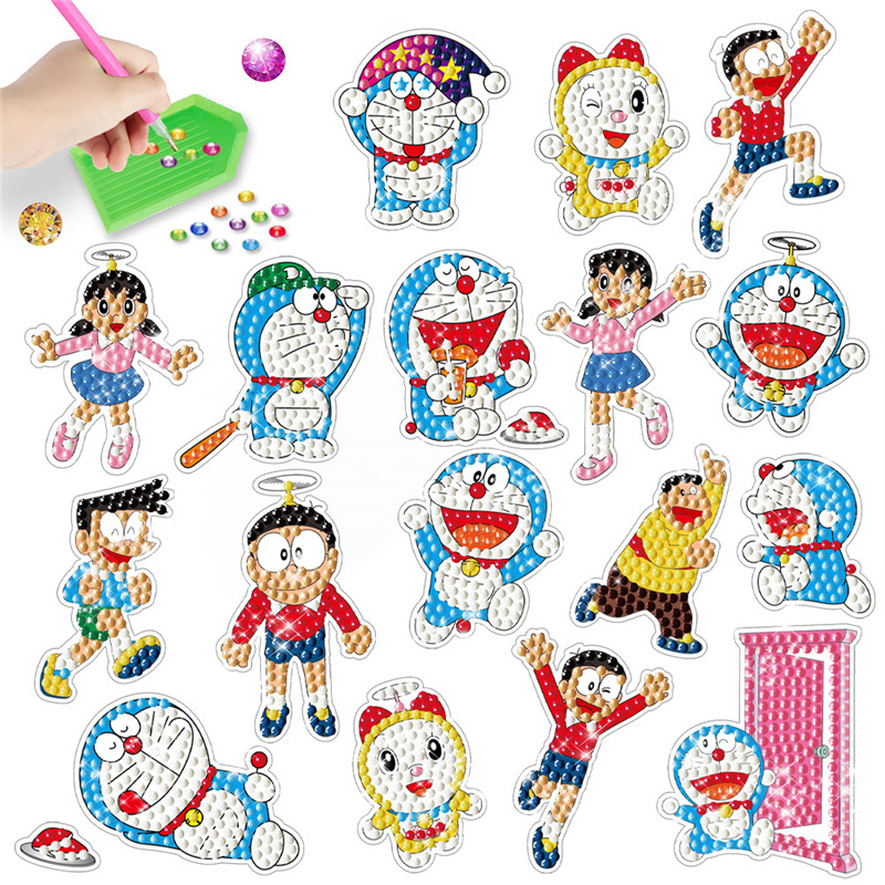 Dibujos animados Dingdong Robot Gato Diamante