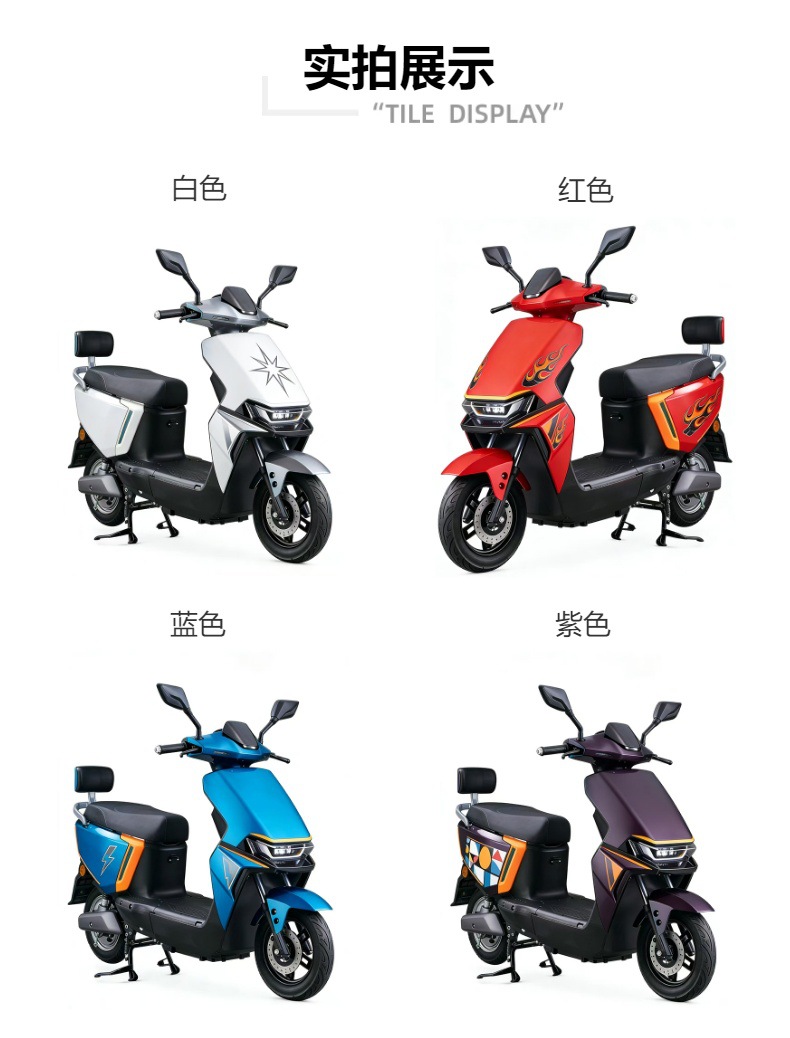 Cross-Border New Model B02 Electric Motorcycle with 275-10 Vacuum Tires for Convenient City Riding, Balance Scooter