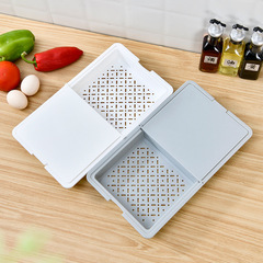Simple and Elegant Home Drainboard, Multi-functional Foldable Cutting Board for Kitchen, Fruits and Vegetables Sorting and Cutting Board