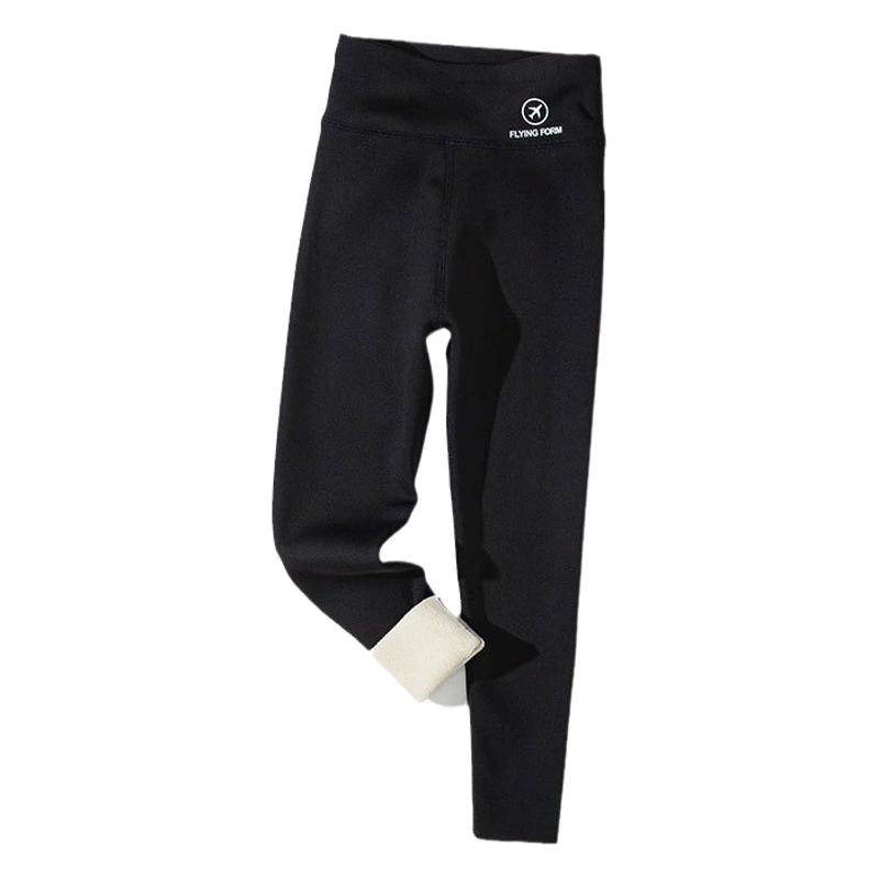 Девочки акулы брюки осенью и зимой плюшевые детские леггинсы