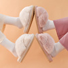 Demi-season non-slip slippers, keep warm footwear, internet celebrity