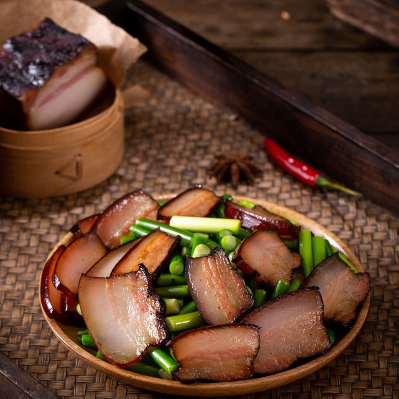 农家老腊肉土猪肉四川烟熏腊肉后腿五花腊肉风干熏肉咸味特产