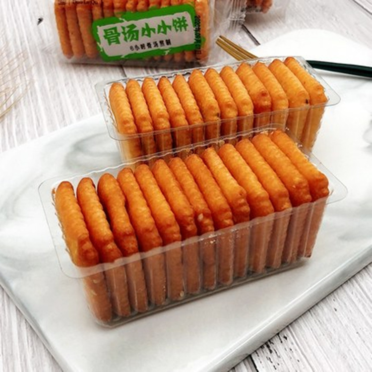 Multi-Fun Bone Broth Small Biscuits Whole Box 3000g Salted Egg Yolk Walnut Sesame Flavor Office Casual Snack Biscuits