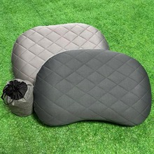 布套充气枕头户外充气枕可拆洗枕套旅行睡眠枕腰靠可调节折叠便携