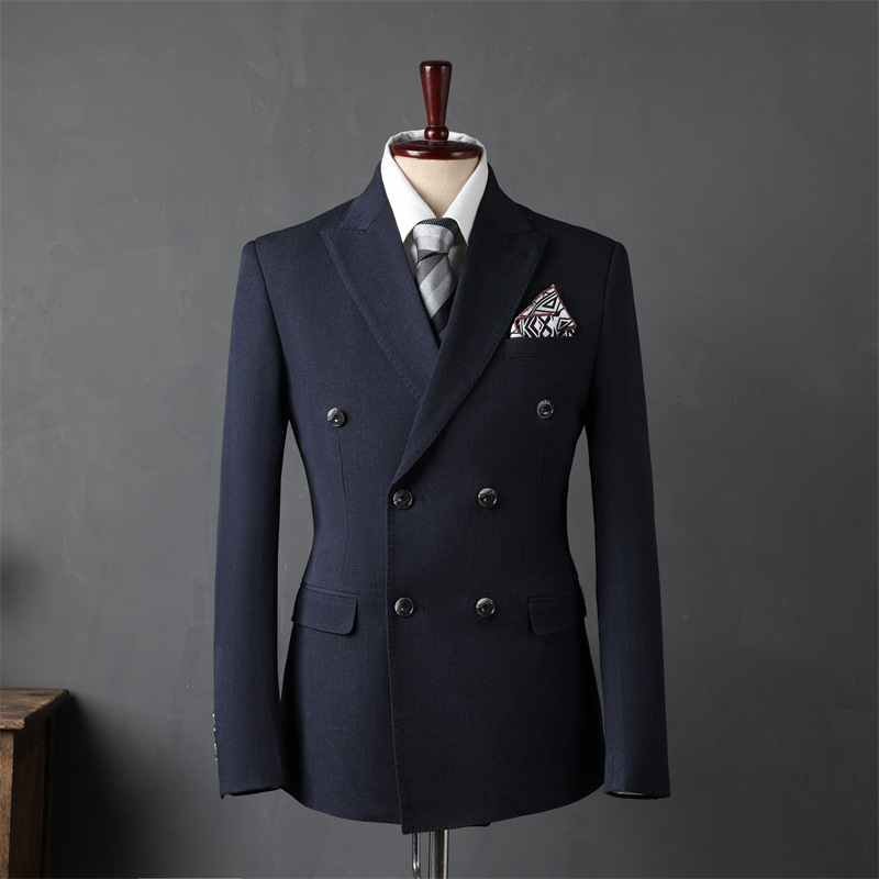 Men's Clothing Slim Three Piece Suits, Professional Business Trend Suits, Wedding Dresses, Groomsmen, Formal Suits For Men_voghion.com