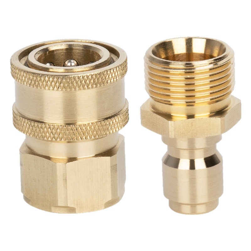 Быстроразъемный разъем M22x1.5 Чистящая машина гибкое соединение Коммерческая бытовая стиральная машина выход воды быстрое соединение машина для очистки медный разъем