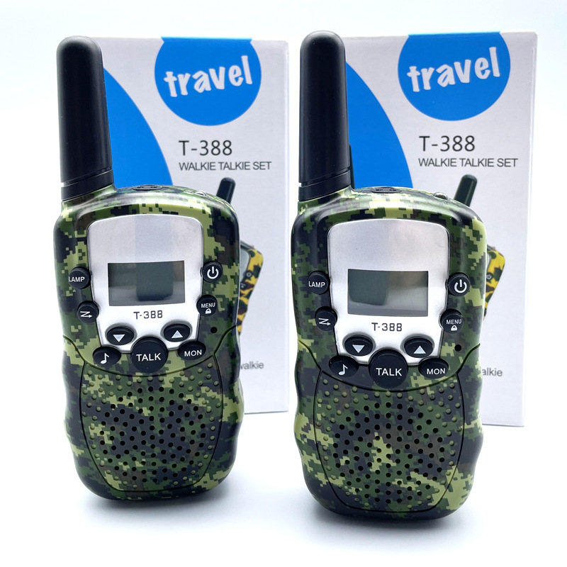 儿童对讲器亲子玩具 小型无线远距离通话儿童对讲机 户外玩具电话