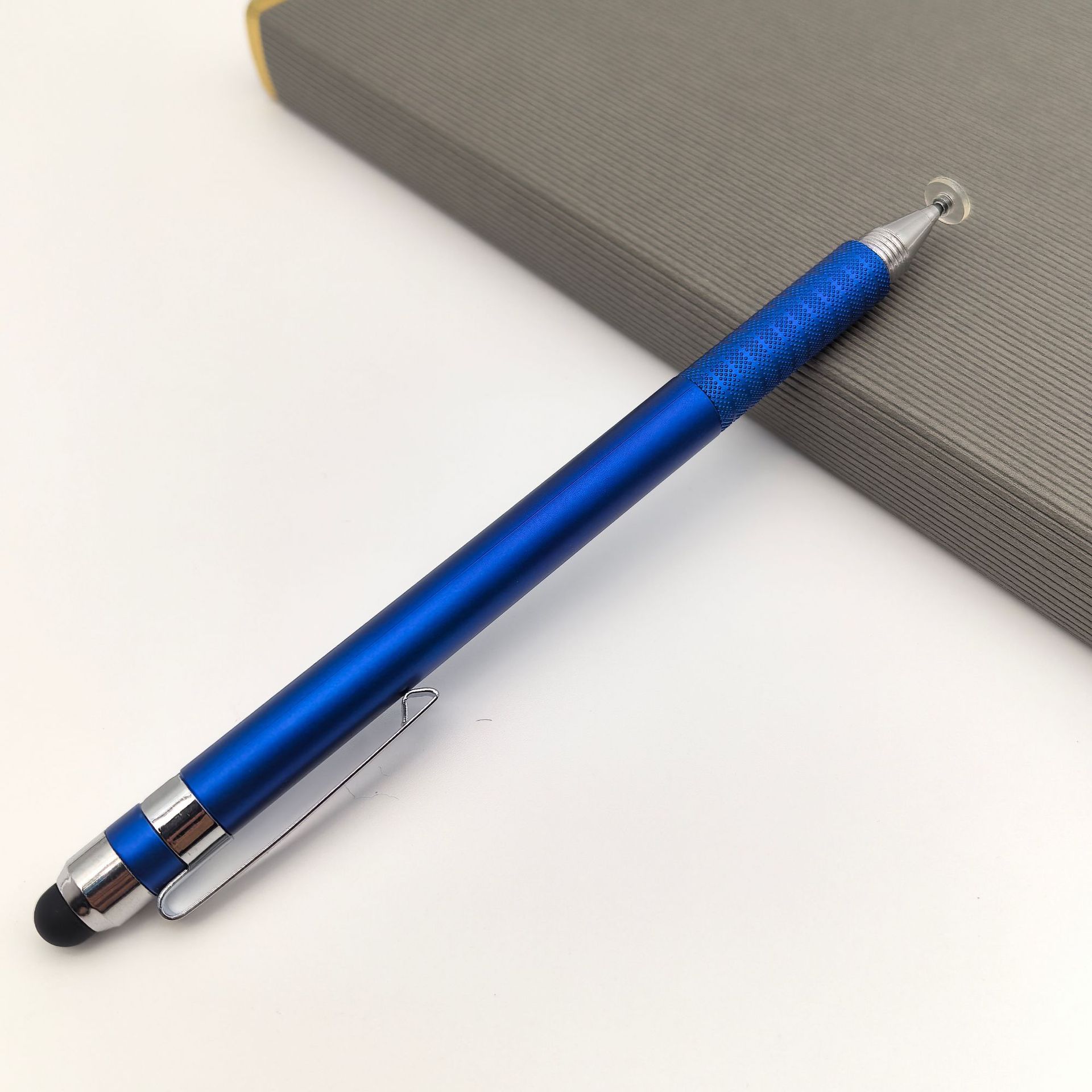 Lápiz de condensador de doble cabeza lápiz de silicona de doble propósito lápiz de video de pintura de oficina lápiz de disco