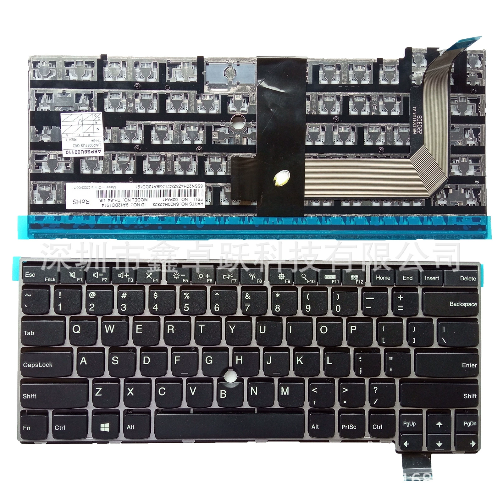 Совместимый ноутбук, клавиатура, T460, 460S, T470, 470S, thinkpad