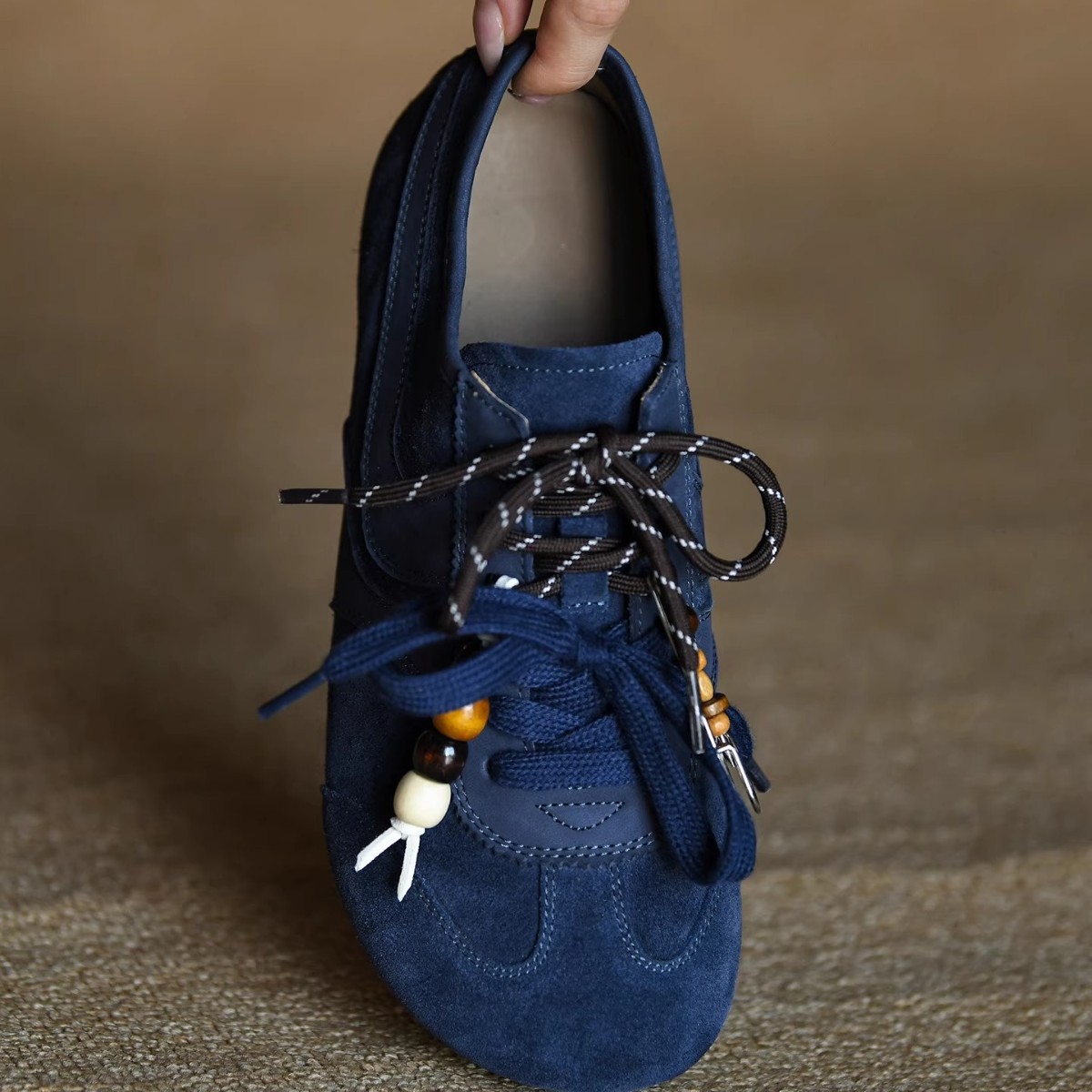 Children's Blue Moral Training Shoes Girls Fashion Casual Shoes 2025 New Baby Girl Flats Girls Sports Shoes Ld01