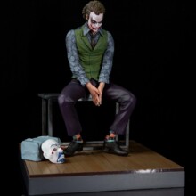 哥谭小丑DC希斯莱杰手办黑骑士小丑自杀小队joker模型摆件雕像