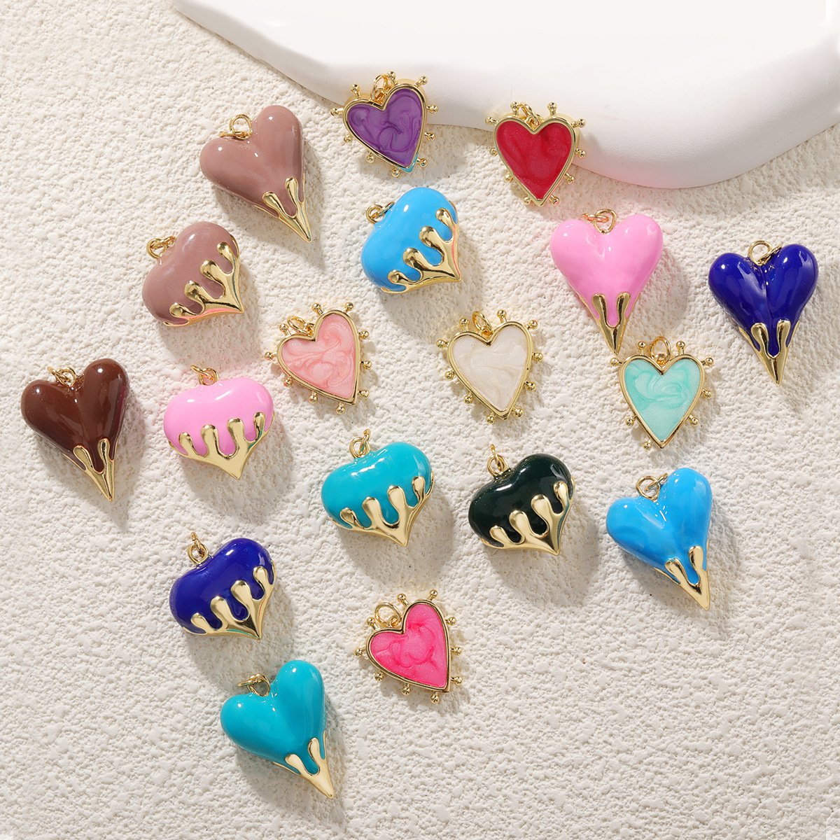 4g Weight Pendant Jewelry Making Type 20 * 25mm Jewelry Making Size Zircon Inlay Material DIY Jewelry Accessories Classification 1 Piece Quantity Copper Material Heart Shape Pattern Polished Finish Enamel, Plating, Inlay Design IG Style Style 1 Piece 20 * 25mm Copper Zircon Heart Shape Polished Pendant 6