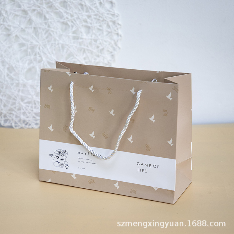 Color: Juego de la vida-paloma de color caqui; Material: cartón blanco; Especificación: 24,5 cm * 9,5 cm * 19,5 cm