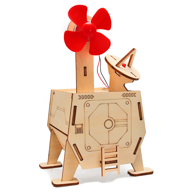 Marte energía base DIY Tecnología pequeña producción infantil ensamblado a mano modelo espacial experimental material de juguete de enseñanza