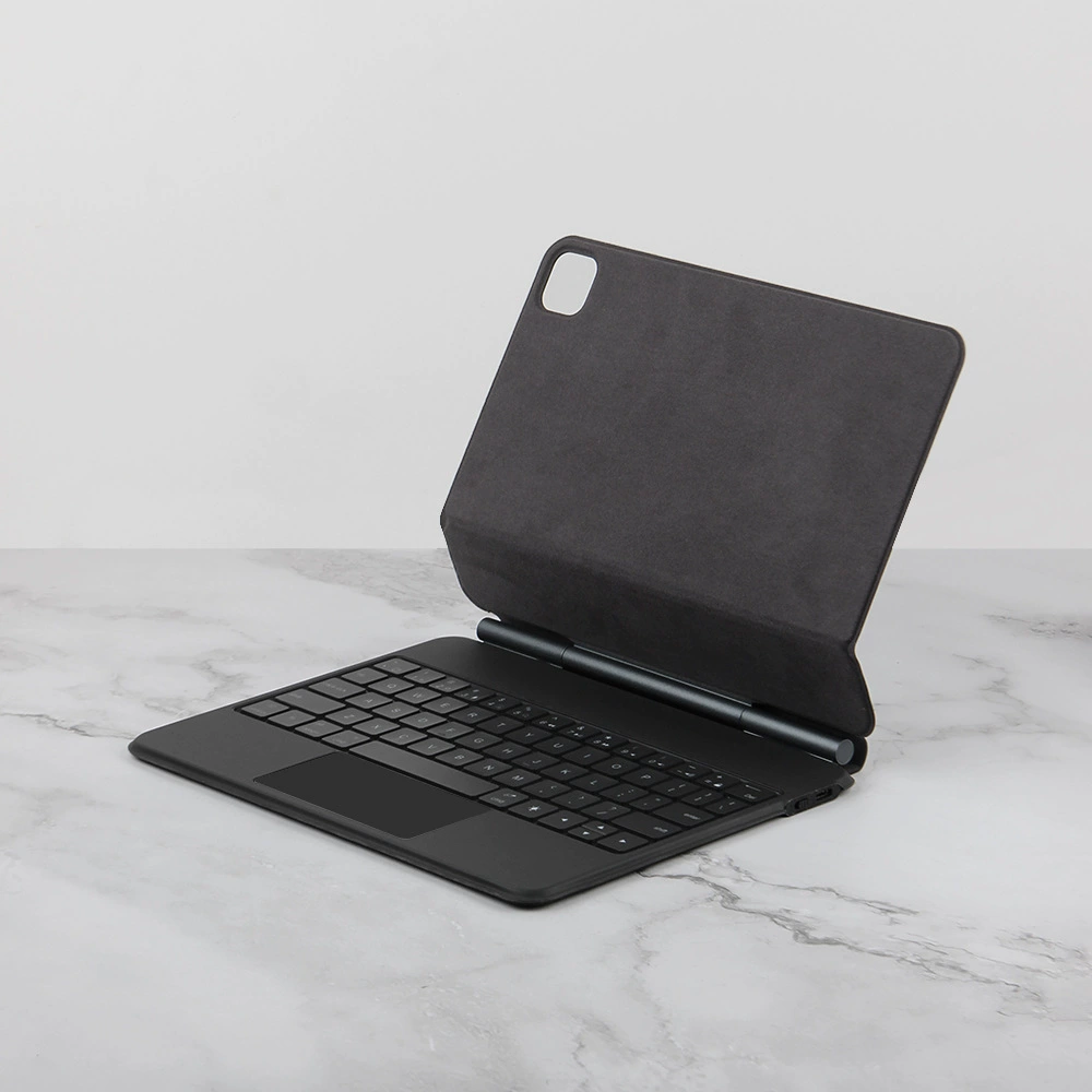 Подходящий iPad Pro 11 и 12.9 дюймов, клавиатура Miao, Air5/4 планшет 10-го поколения с подсветкой, Bluetooth, черный/белый