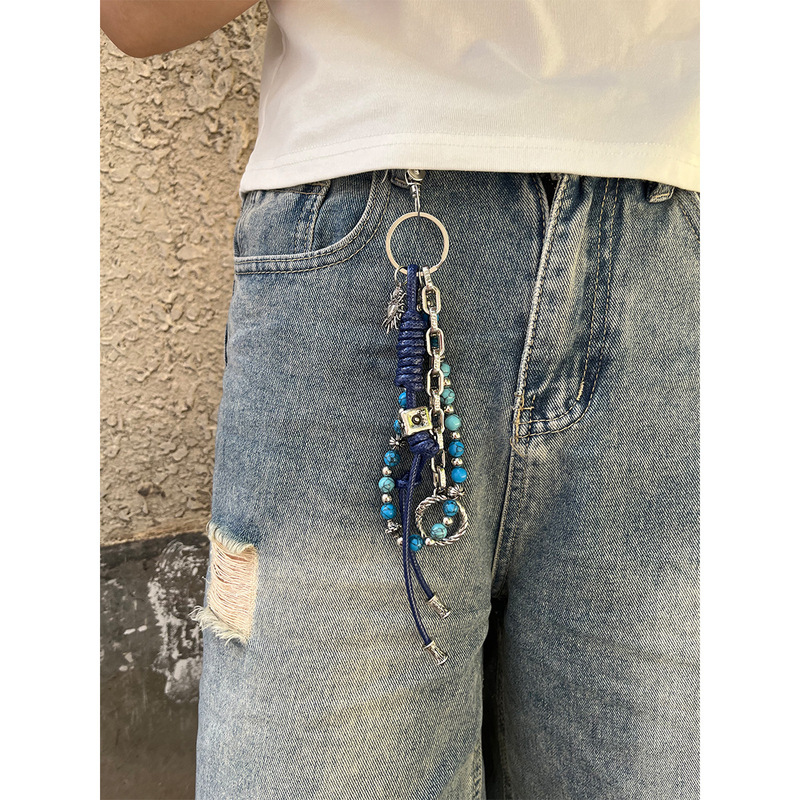 cleanfit金属珍珠裤链男女y2k朋克嘻哈美式高街复古个性腰链配饰|undefined