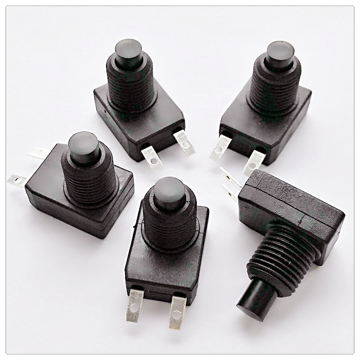 LED灯具微动开关台灯按钮开关/灯具开关/自锁开关/一开一关开关