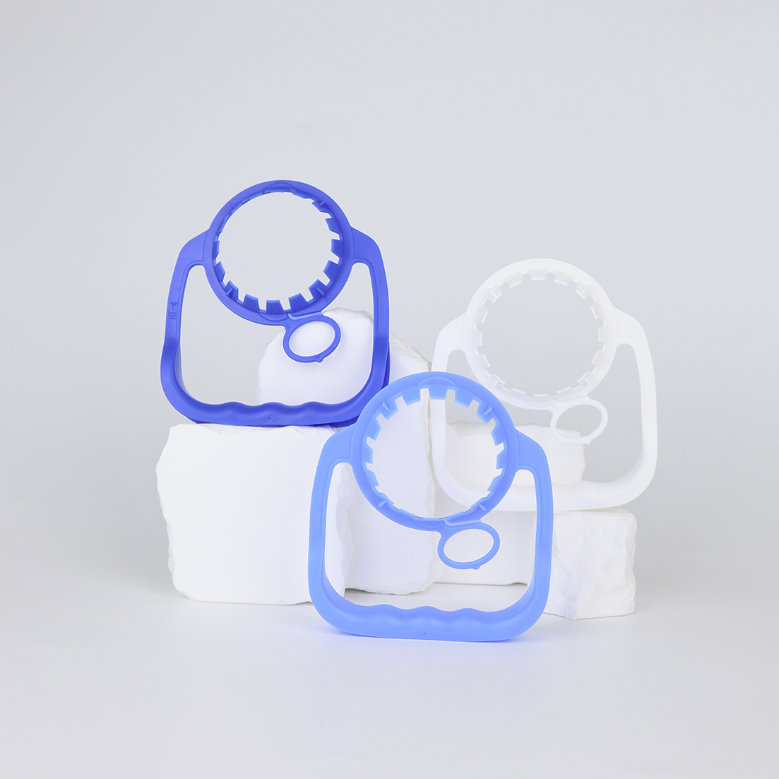 55 calibre PE botellas de plástico antideslizante de alta resistencia botellas de bebidas barril de aceite botellas de embalaje químico diario mango al por mayor