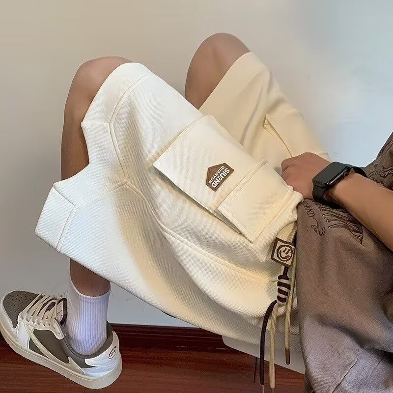 Shorts Men's Tooling Summer American Style Retro Trendy Brand Ins Casual Loose Outer Wear plus size All-match Five-point Pants