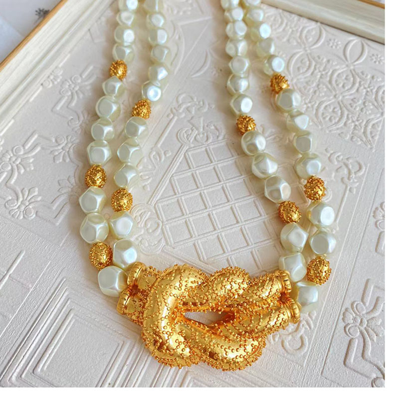 Retro Geometric Alloy glass Gold Plated Womenu0027S Bracelets Necklace 1 Piece