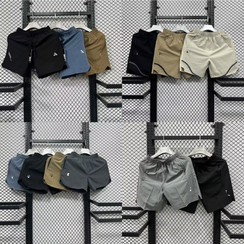 Summer Thin Ice Silk Quick-Drying Sports Casual Shorts for Men and Women, Loose and Breathable for Outdoor Wear, Fitness, Track and Field, Marathon