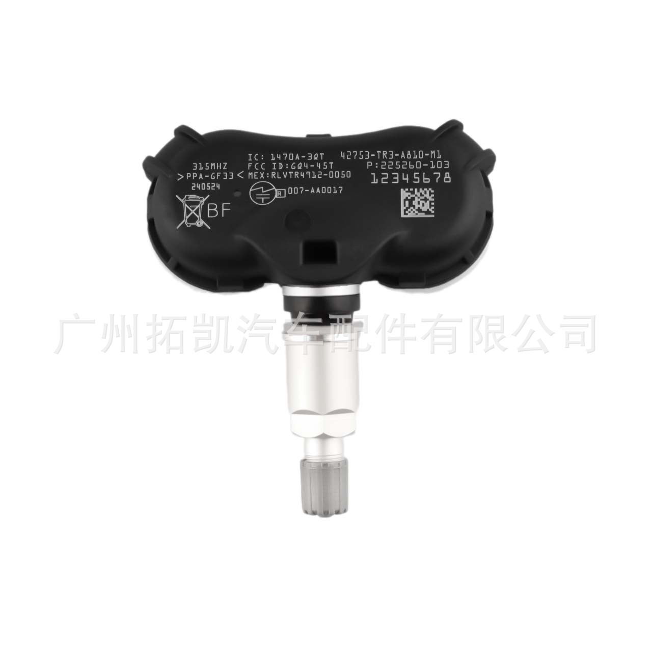 42753-TR3-A810-M1 Sensor de presión de neumáticos Piezas de automóvil para Honda Civic Odyssey TPMS