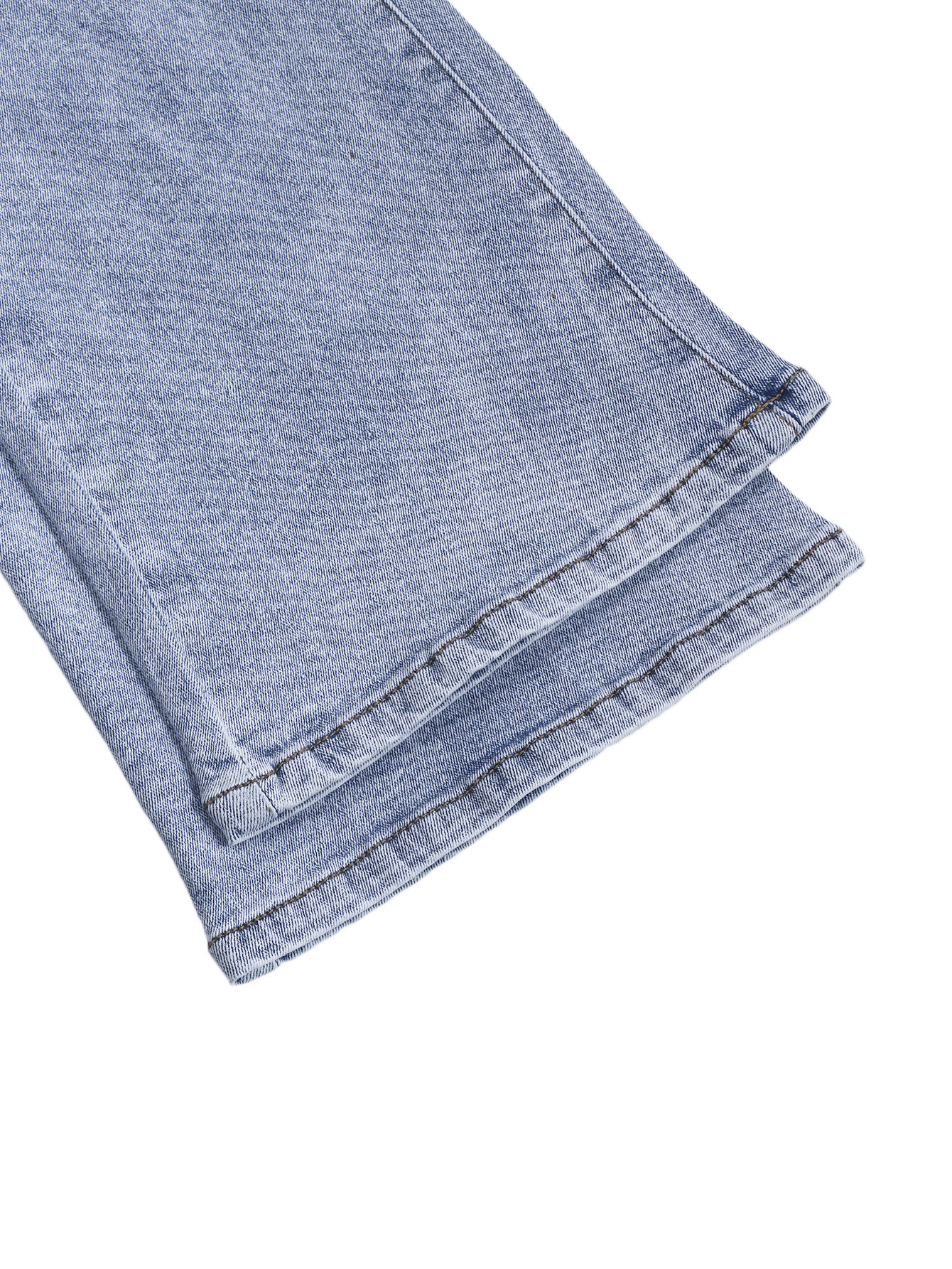 Women's Clothing High Waisted Retro Flared Jeans, Street Style Denim Trousers_ecoleips.com