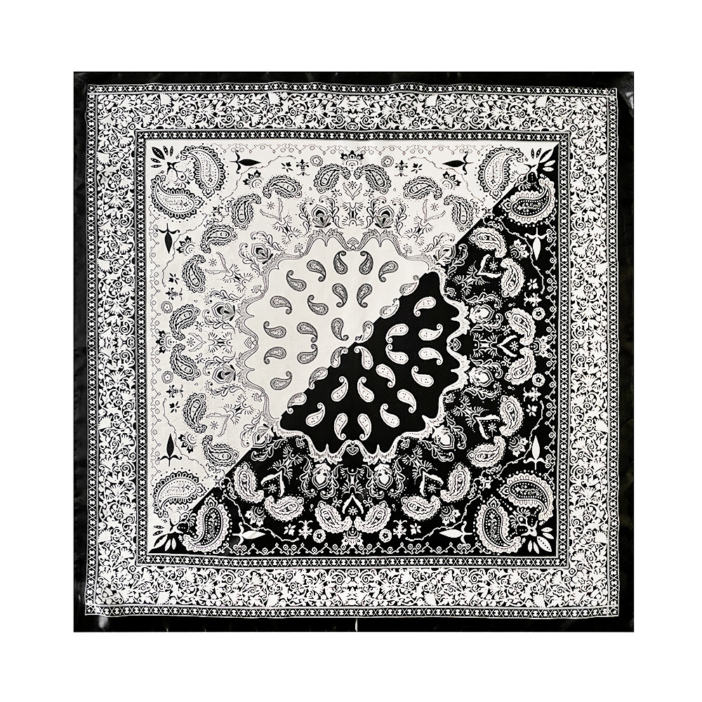 Women's Classic Silk Scarf Hijab Square Shawl For Head And Bag_voghion.com