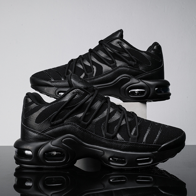 2023 New Fashion Brand Air Cushion Mesh Shoes Sports Casual Summer Wide Foot Men's Shoes Sneakers Shock Absorption Casual Air Cushion