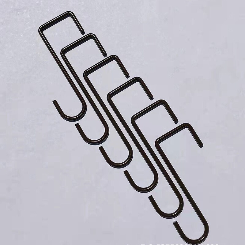 Fence hook factory direct chandelier flower basket groove gardening hook bird feeder hook steel metal s hook cross-border hot sale