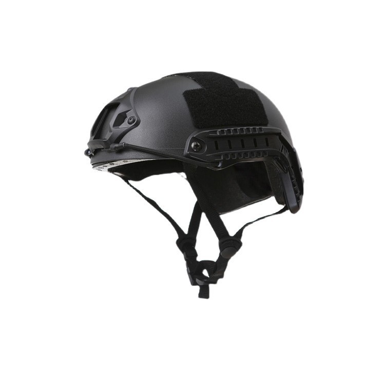 Casco FAST MH sin agujeros, espesado simple 4MM, riel de ciclismo CS, casco táctico ligero para fanáticos del ejército