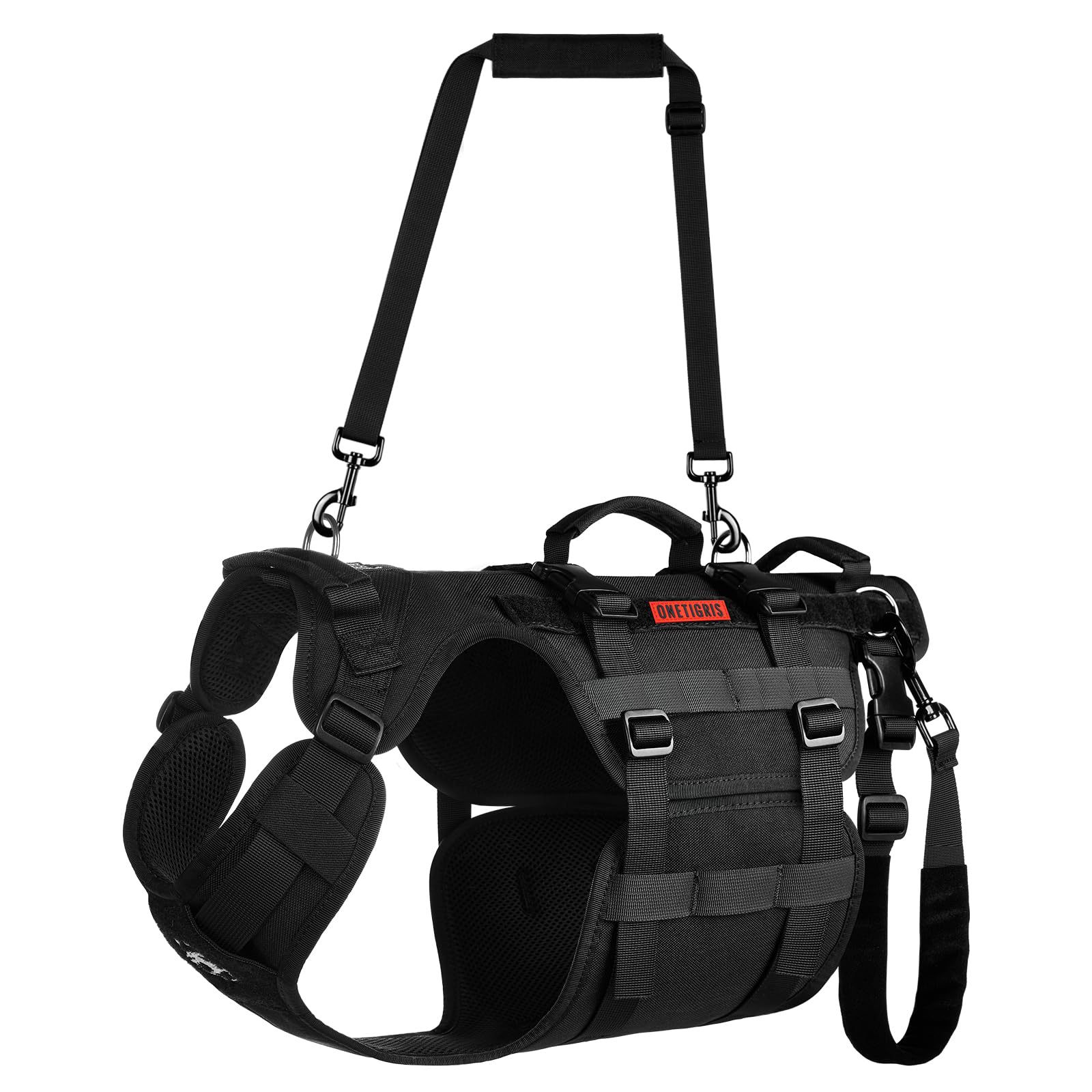 New Vest Outdoor Dog Explosion-Proof Stylish Leash Tactical Harness_voghion.com