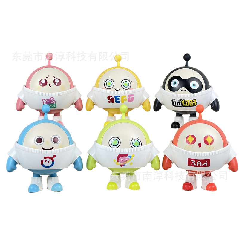 エッグマンパーティーフィギュアゲームかわいいエッグマン人形 pvc おもちゃブラインドボックスガシャポン人形マシンブラインドボックス装飾品|undefined