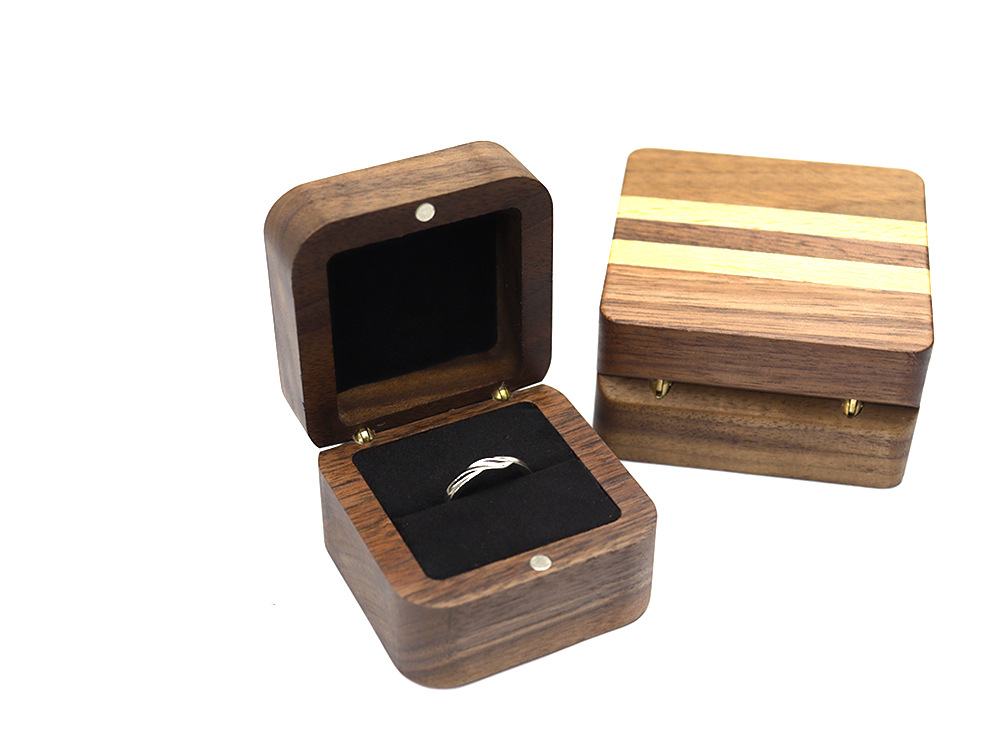 56g Weight Jewelry Boxes Classification 1 Piece Quantity Daily Occasion Wood Material Solid Color Pattern Simple Style, Classic Style Style Simple Style Classic Style Solid Color Wood Jewelry Boxes 2