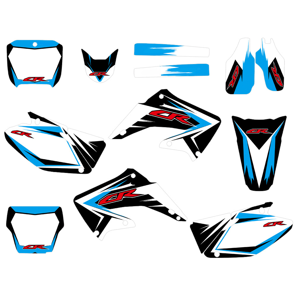 Pegatinas para motocicletas para Honda CR125 CR250 2002 - 2012 conjunto completo de pegatinas