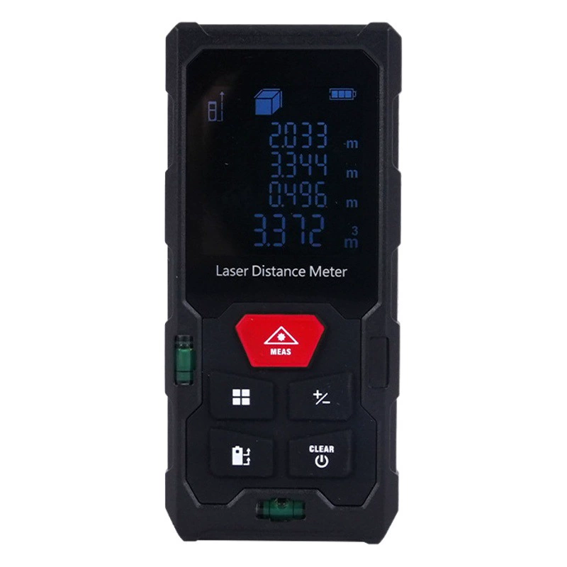 Электронный лазерный дальномер, высокоточная электронная линейка, инфракрасный измерительный прибор для внутреннего и наружного использования, небольшой ручной дальномер