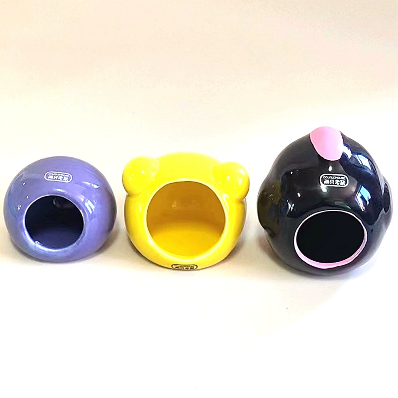 Summer ceramic hamster nest cooling ice house for small pets, guinea pig, hampster ceramic nest