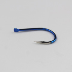 Ghost tooth blue Iseni fish hook with barbs in bulk grass carp, silver carp, bighead carp, silver carp large hook fishing gear supplies fishing hook