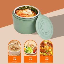 80W外贸车家双用电热饭盒上班族冬天带饭可插电便携式免注水加热