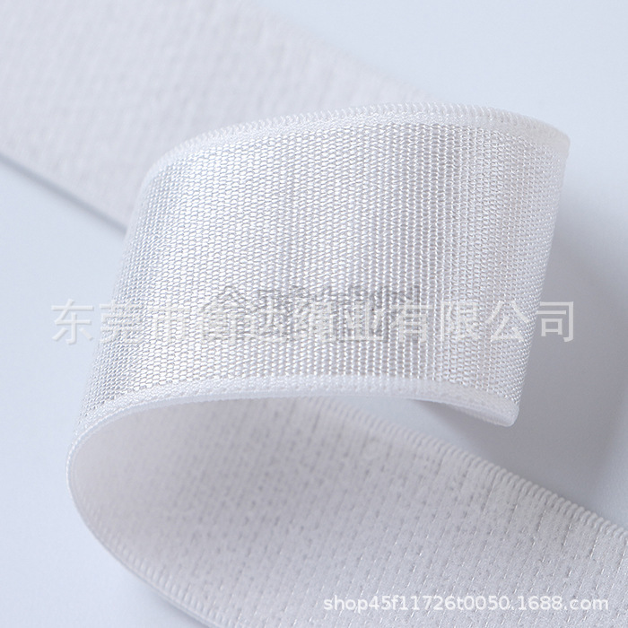 Blanco y negro en stock 0.8 ~ 4cm bra de mujer cinturón de hombro de ropa interior brillante de nylon elástico elástico