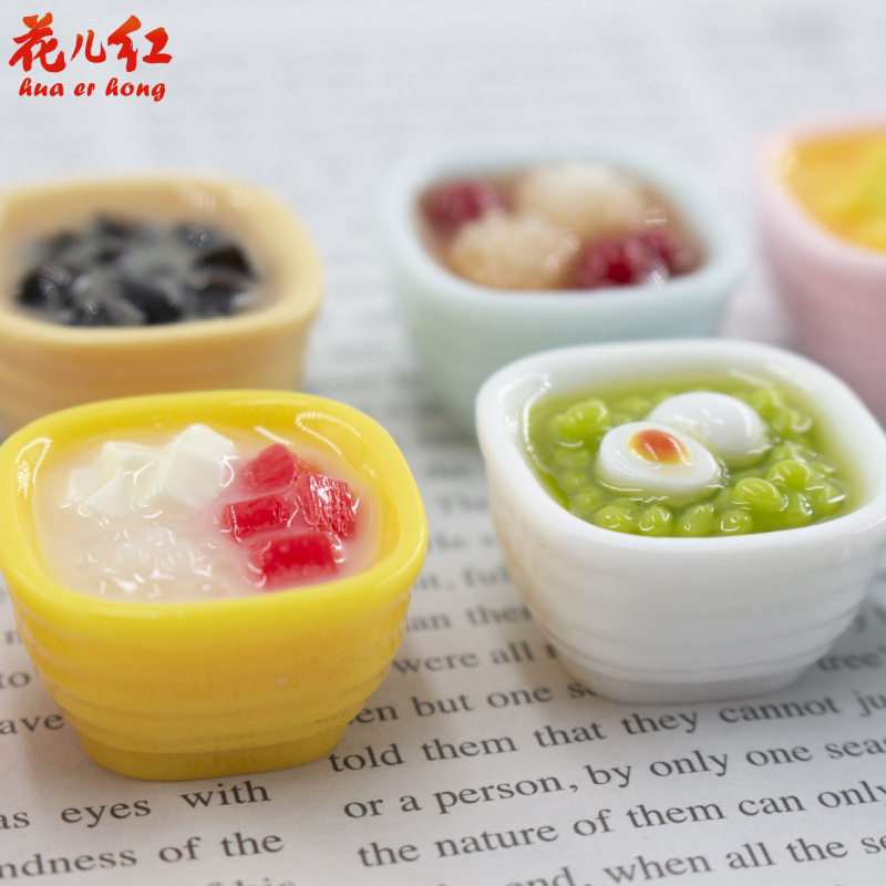 糖水系列diy奶油胶树脂配件头饰挂件手机壳摆件冰箱贴西瓜糖水|undefined