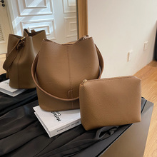 外贸bags水桶包两件套小包2024新款通勤时尚高级女士单肩斜跨包