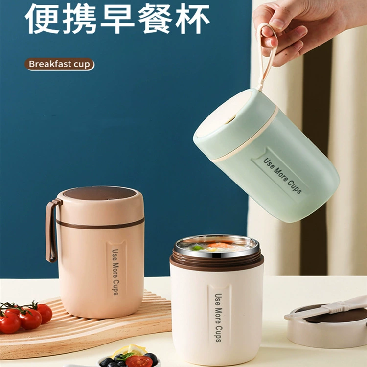 Measuring cup stainless steel, lunch box, handheld glass sealed, (Cross-border trading)