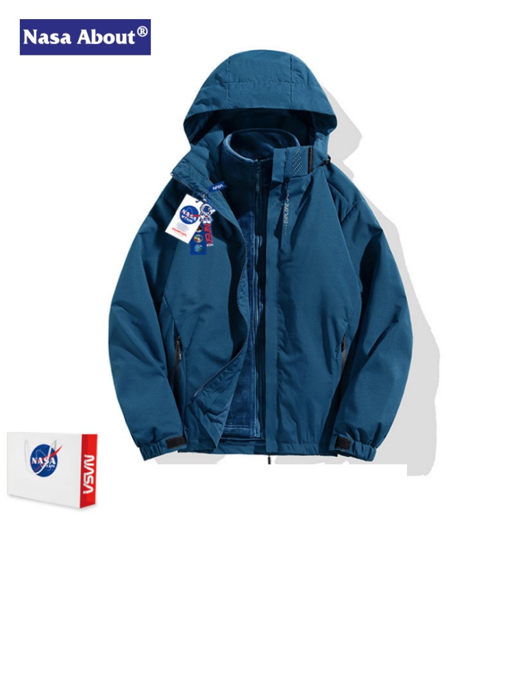 NASA Acerca de la chaqueta de asalto para hombres primavera y otoño 2026 nueva chaqueta de moda americana para parejas