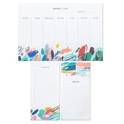 跨境代發 易擦寫PET磁性鐵性月周計劃表留言板軟磁書寫白板貼套裝