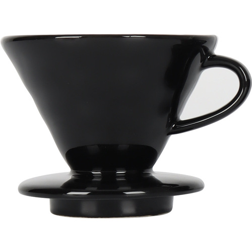 Ceramic coffee filter cup V60 drip filter spiral filter paper cup conical sharing pot funnel set